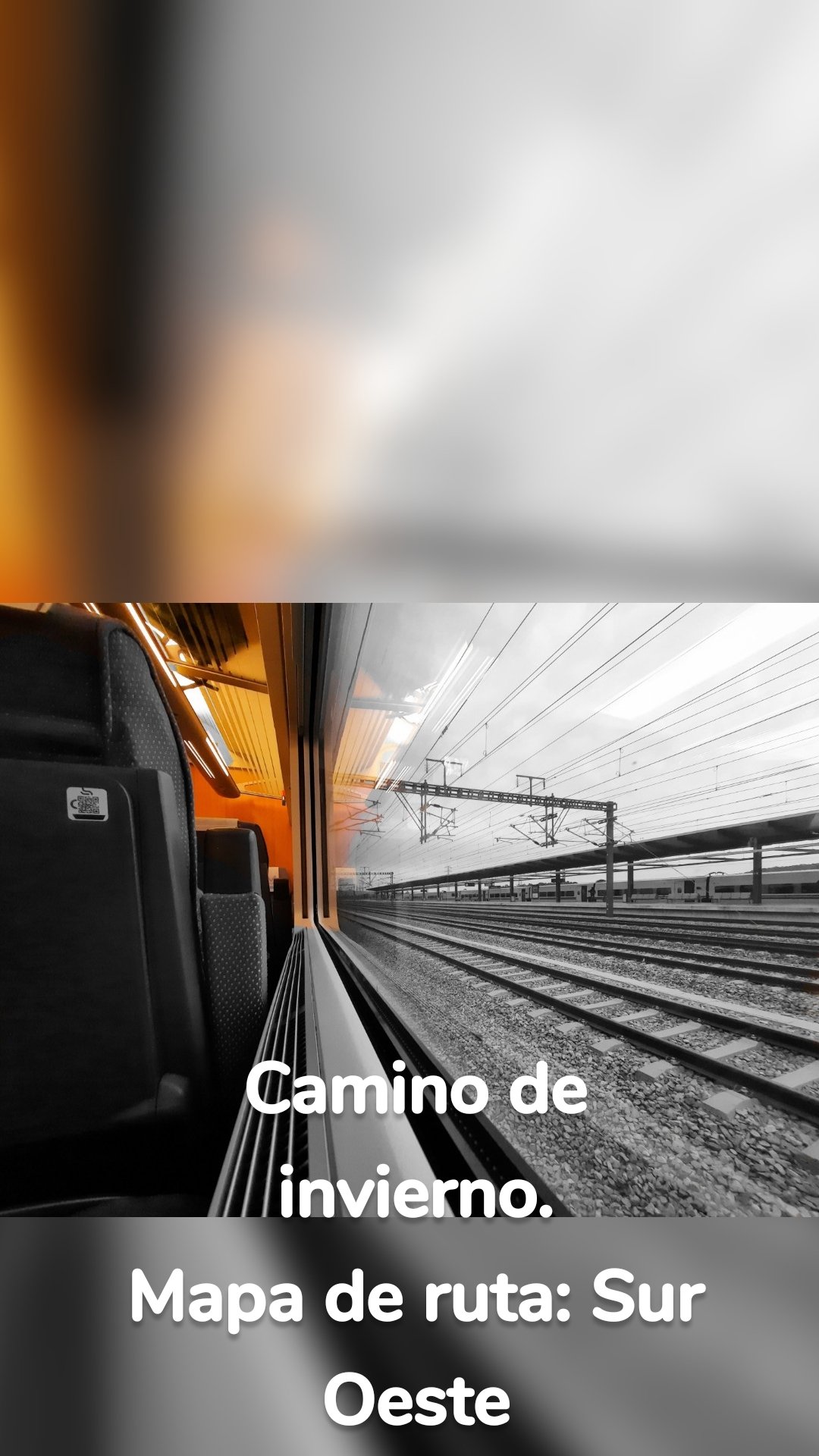 Camino de invierno.
Mapa de ruta: Sur Oeste